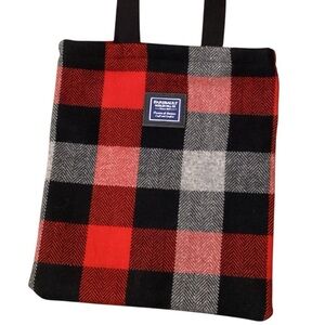 Faribault Woolen Mills Tri-Color Buffalo Check Wool Market Bag